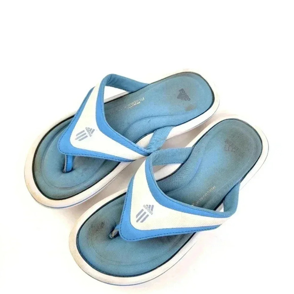 Adidas Comfort Memory Foam Flip Flop Thong Sandals - 5 - Picture 1 of 6